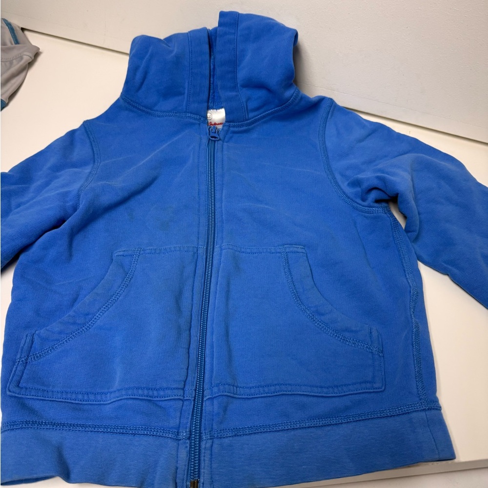 Like New Hanna Anderson Vibrant Blue Kids Hoodie 110 (U.S. 4)  Summer
